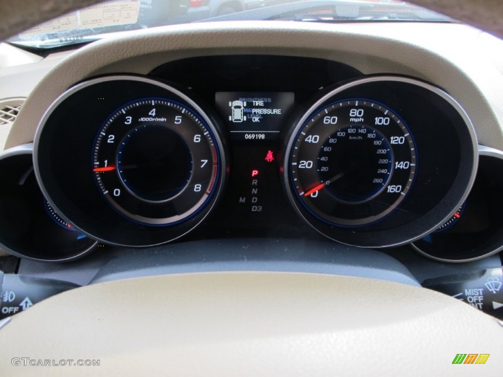 2007 MDX  - Aspen White Pearl / Parchment photo #28