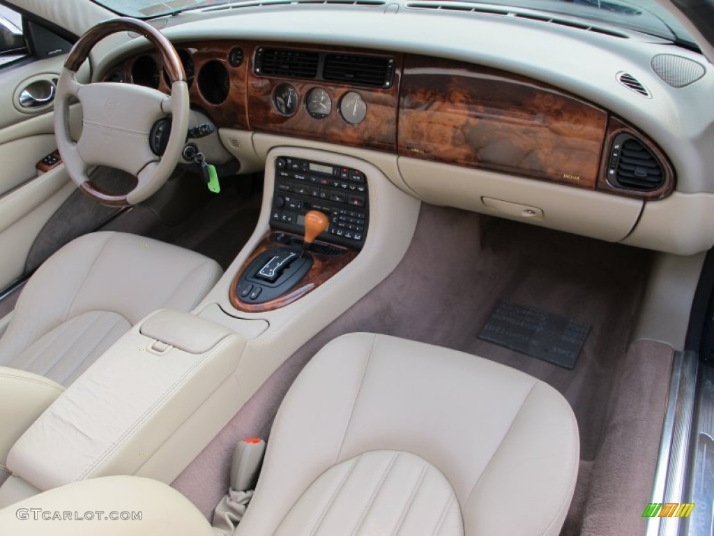 2002 Jaguar XK XK8 Convertible Cashmere Dashboard Photo #75238000