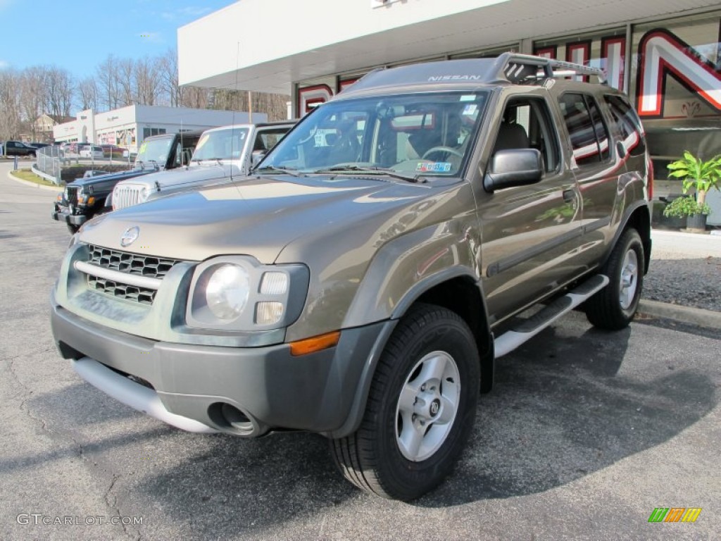 2002 Xterra SE V6 4x4 - Gold Rush Metallic / Sage photo #2