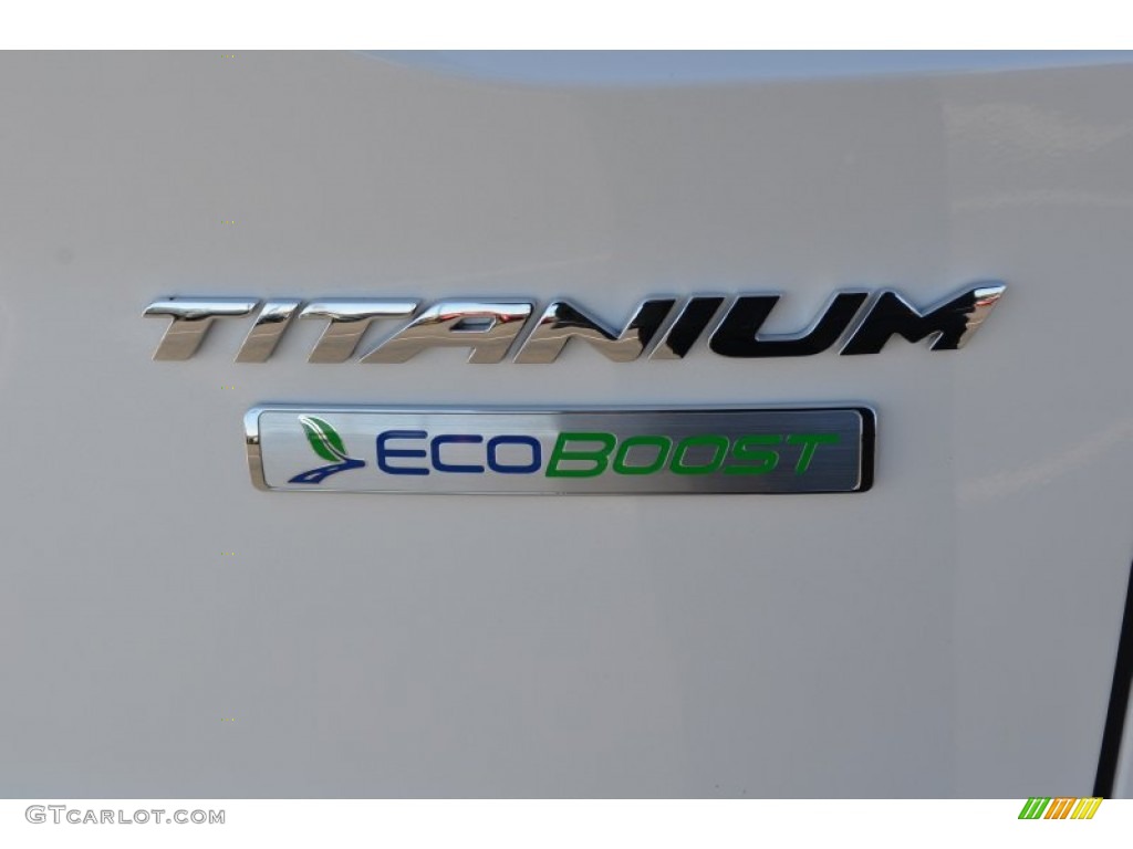 2013 Escape Titanium 2.0L EcoBoost - White Platinum Metallic Tri-Coat / Charcoal Black photo #22