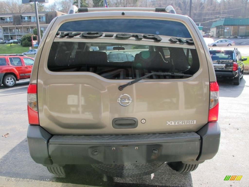 2002 Xterra SE V6 4x4 - Gold Rush Metallic / Sage photo #7