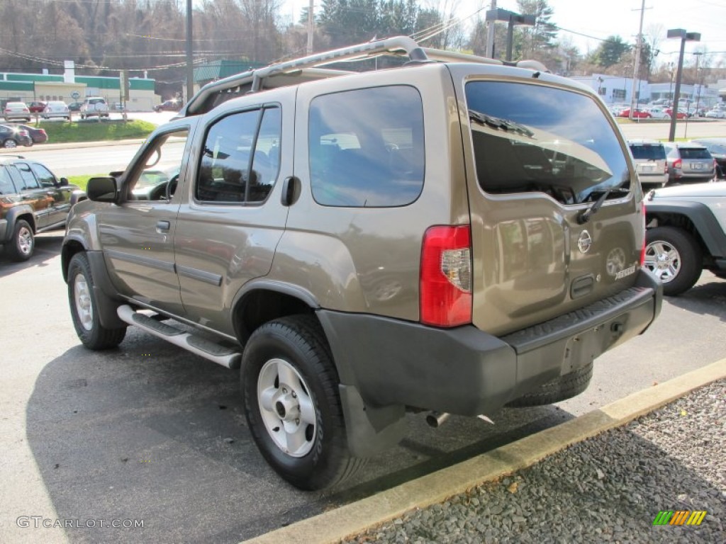 2002 Xterra SE V6 4x4 - Gold Rush Metallic / Sage photo #8