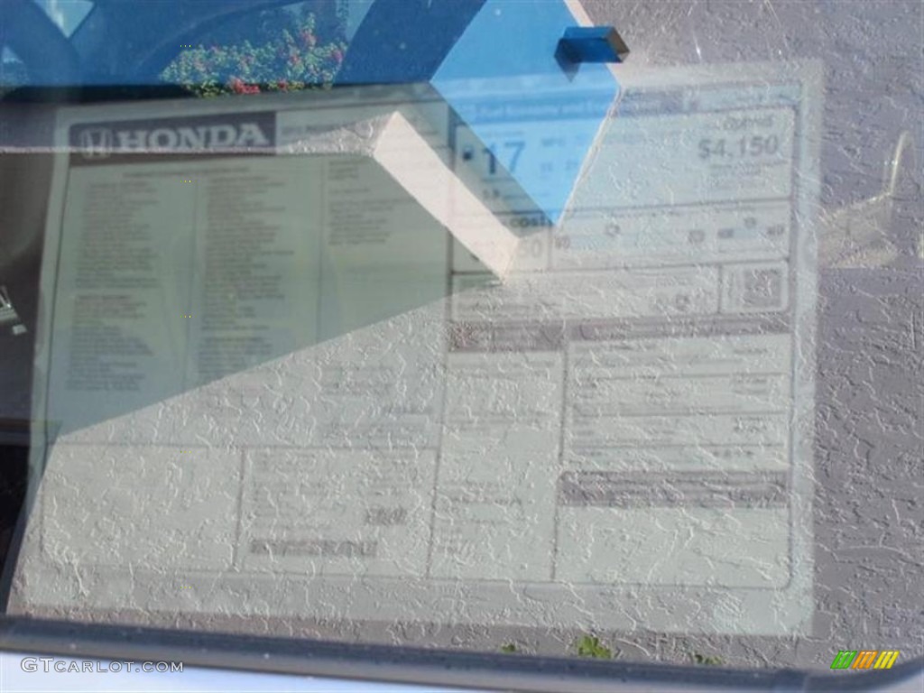 2013 Honda Ridgeline Sport Window Sticker Photo #75238548