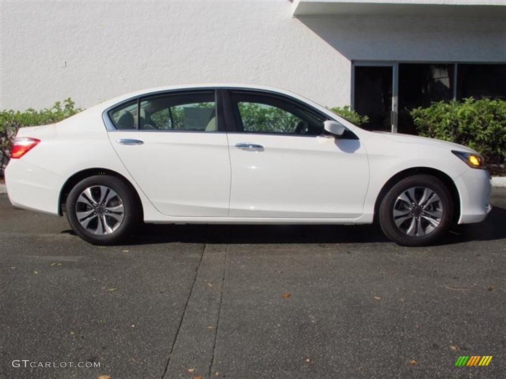 2013 Accord LX Sedan - White Orchid Pearl / Ivory photo #2