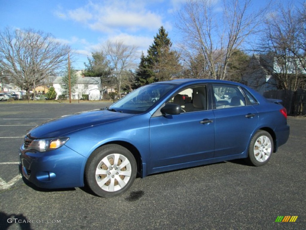 Newport Blue Pearl 2008 Subaru Impreza 2.5i Sedan Exterior Photo #75239337