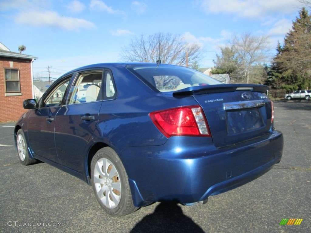 Newport Blue Pearl 2008 Subaru Impreza 2.5i Sedan Exterior Photo #75239406