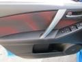 Black/Red 2011 Mazda MAZDA3 MAZDASPEED3 Door Panel