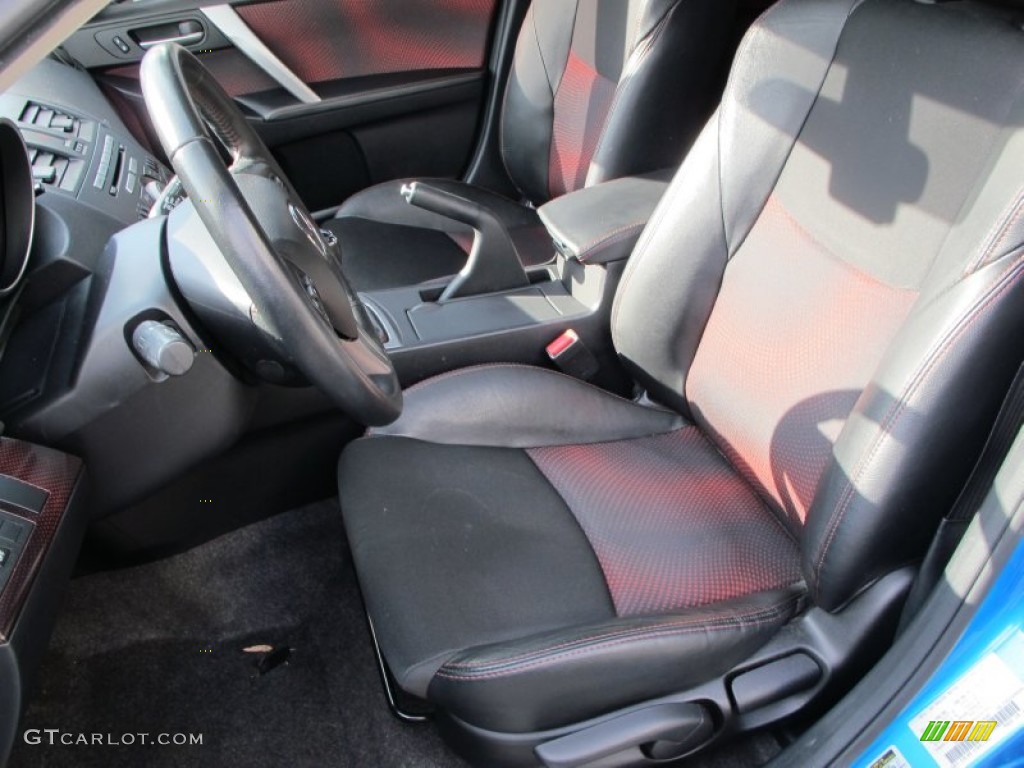 Black/Red Interior 2011 Mazda MAZDA3 MAZDASPEED3 Photo #75239493