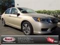 2013 Champagne Frost Pearl Honda Accord LX Sedan  photo #1
