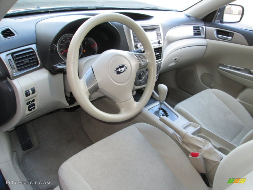 Ivory Interior 2008 Subaru Impreza 2.5i Sedan Photo #75239616