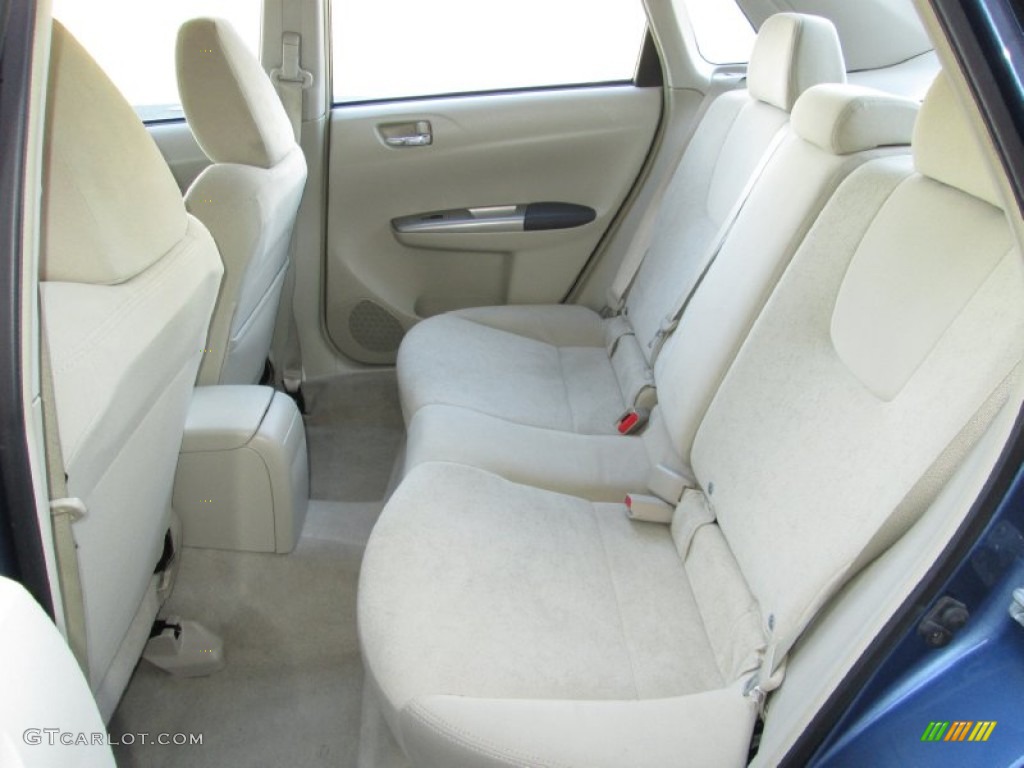 Ivory Interior 2008 Subaru Impreza 2.5i Sedan Photo #75239718