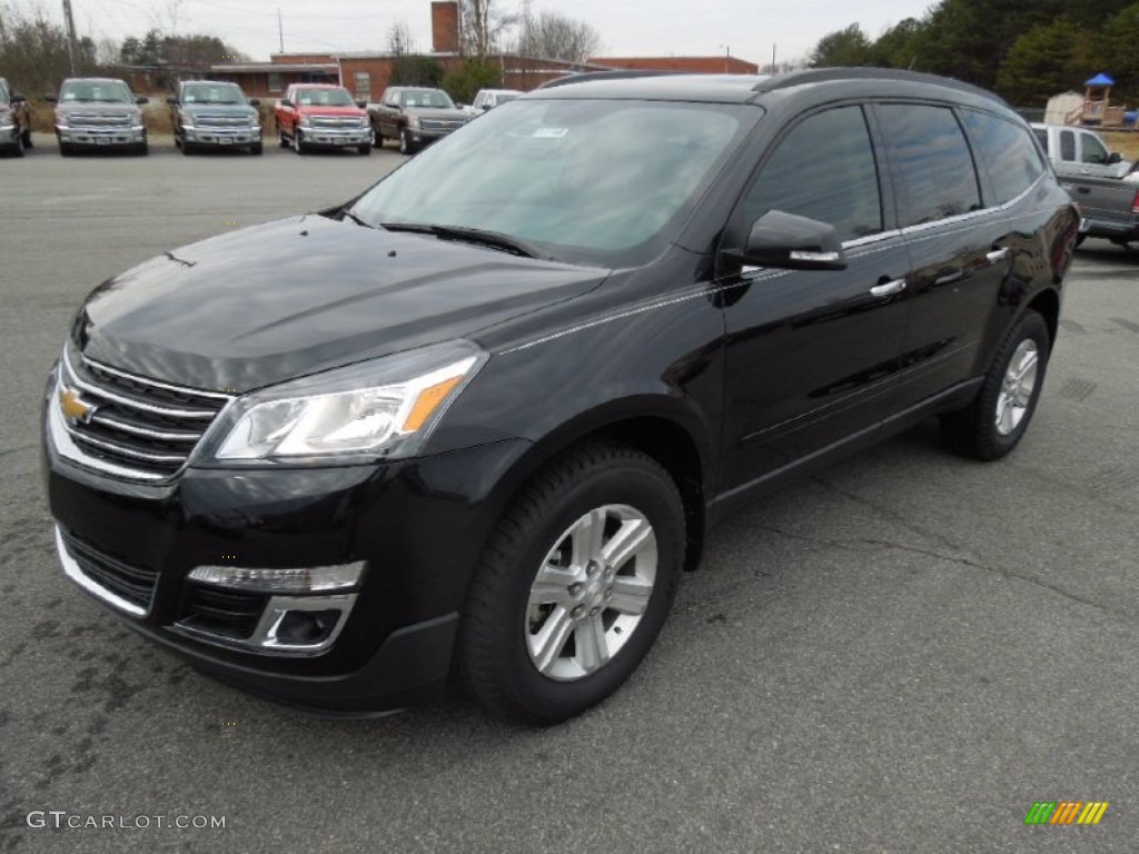 Black Granite Metallic 2013 Chevrolet Traverse LT Exterior Photo #75239856
