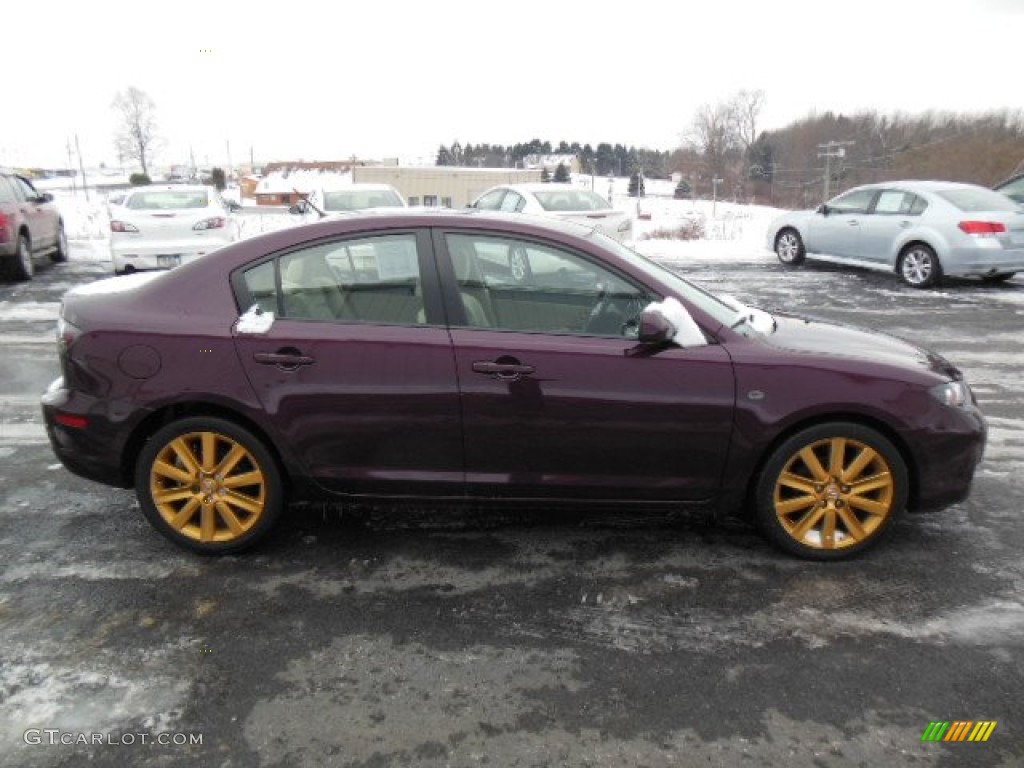 Phantom Purple Mica 2007 Mazda MAZDA3 i Sport Sedan Exterior Photo #75240390