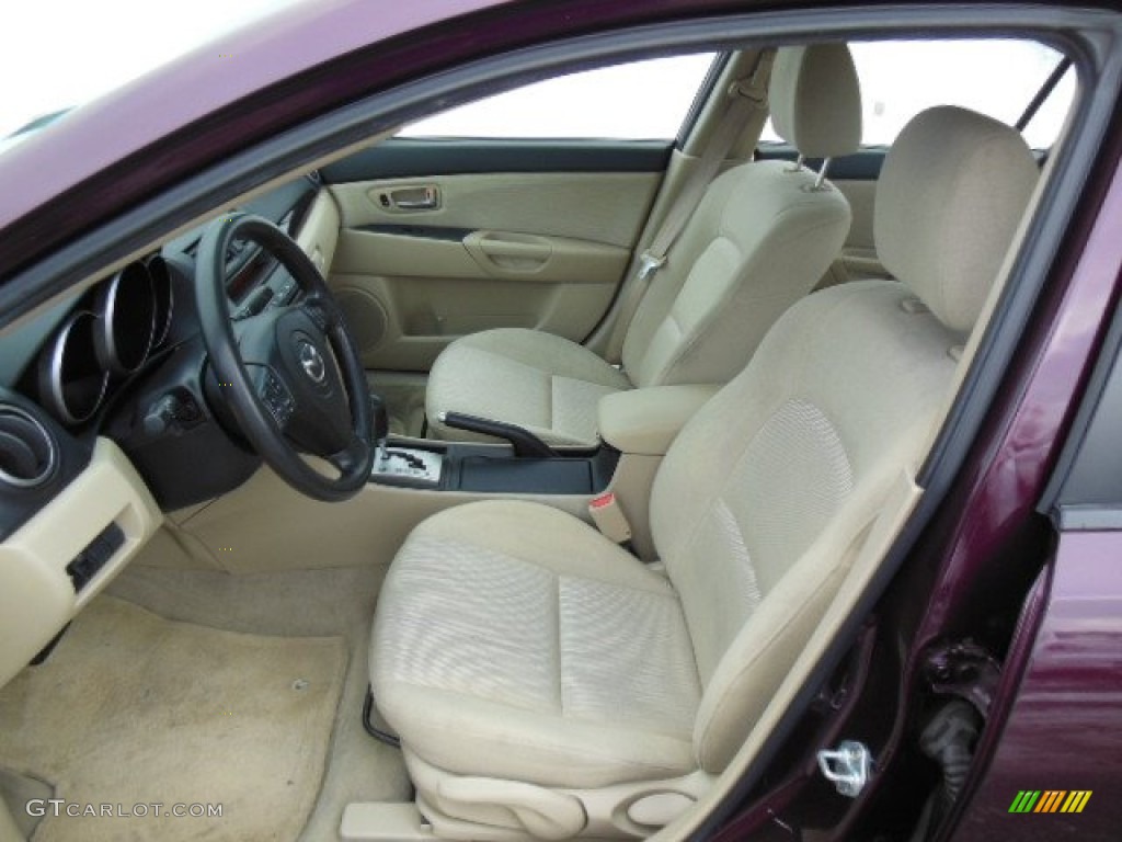 2007 Mazda MAZDA3 i Sport Sedan Front Seat Photo #75240504