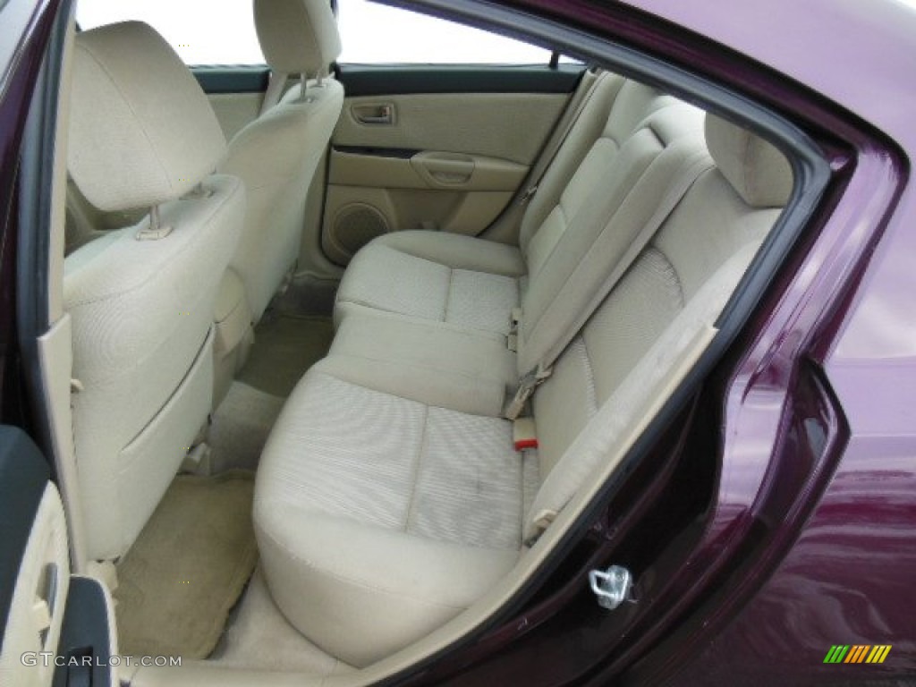 Beige Interior 2007 Mazda MAZDA3 i Sport Sedan Photo #75240534