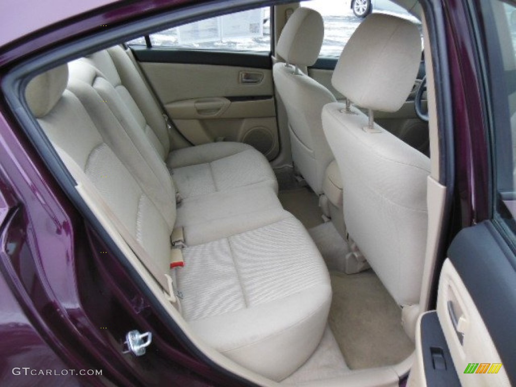 2007 Mazda MAZDA3 i Sport Sedan Rear Seat Photo #75240573