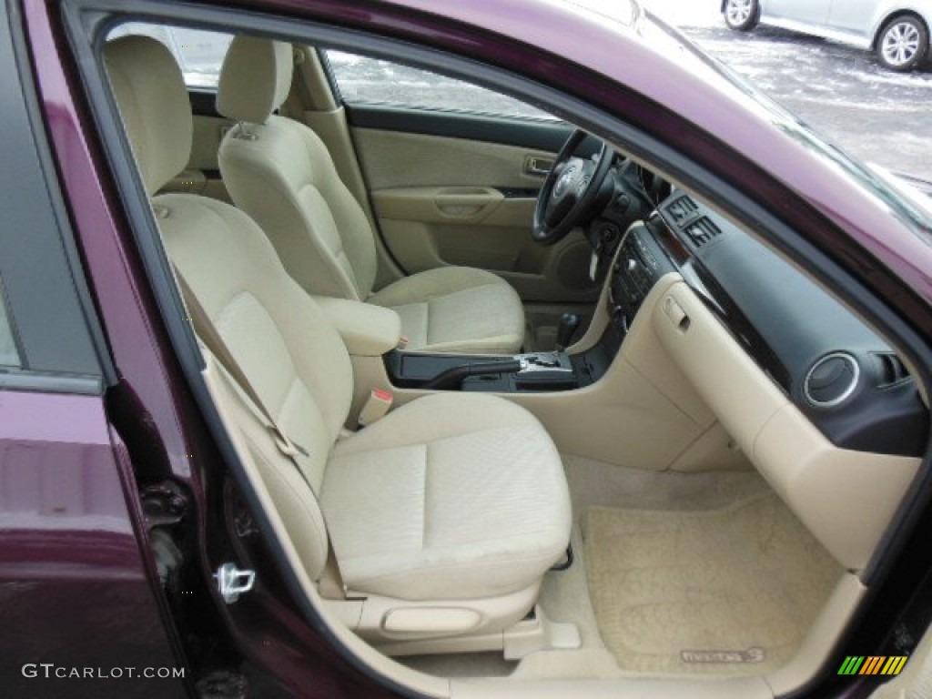 2007 Mazda MAZDA3 i Sport Sedan Front Seat Photo #75240624