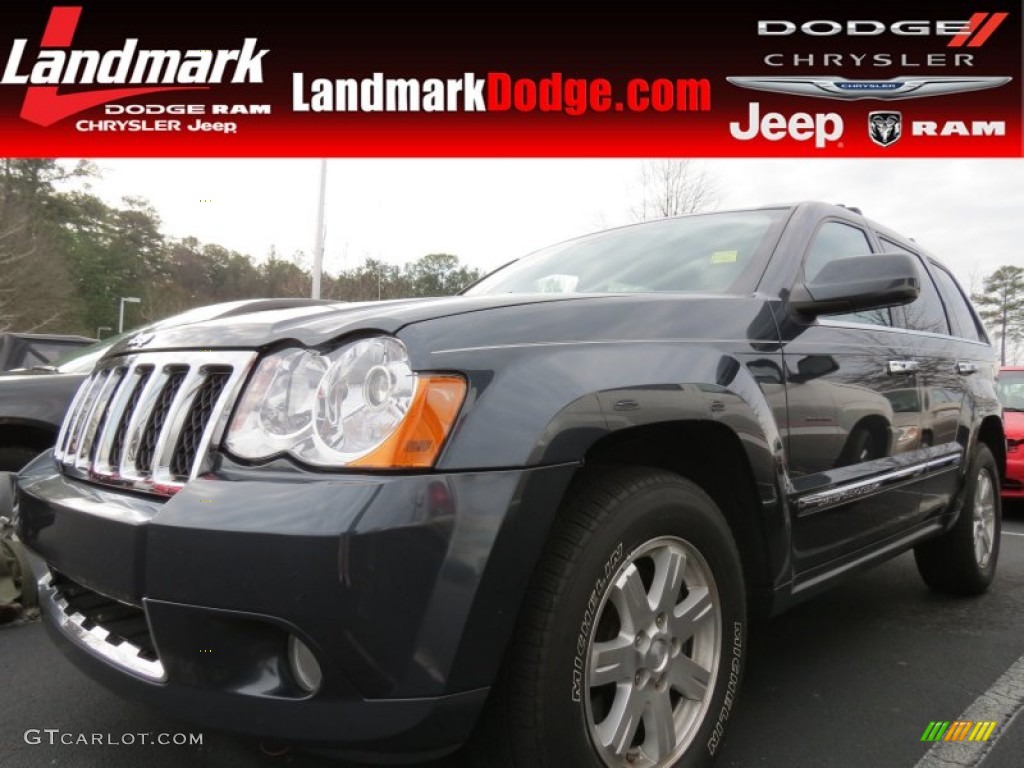 2008 Grand Cherokee Overland - Steel Blue Metallic / Dark Slate Gray photo #1