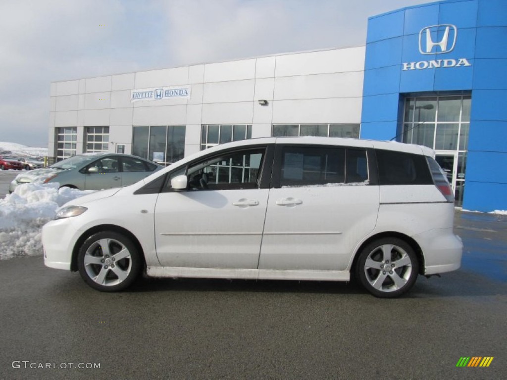 Whitewater Pearl Mica 2007 Mazda MAZDA5 Grand Touring Exterior Photo #75241499
