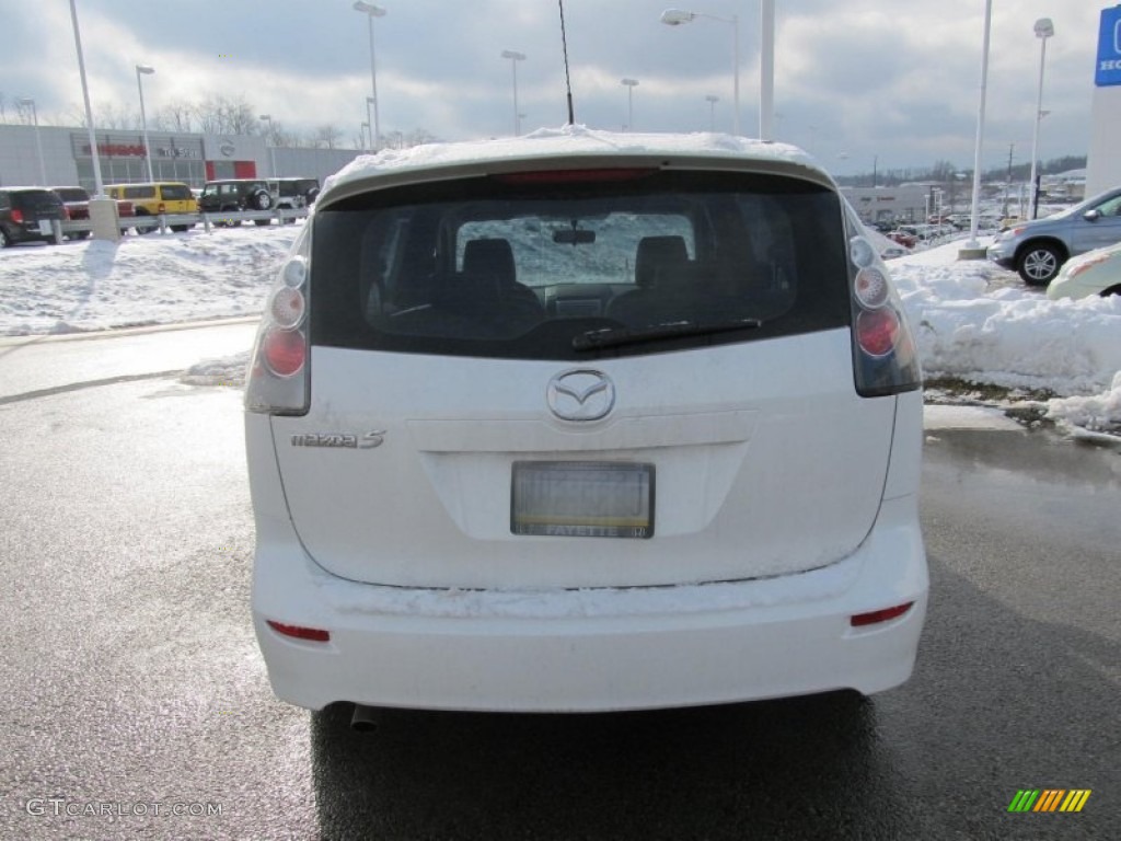 2007 MAZDA5 Grand Touring - Whitewater Pearl Mica / Espresso Brown photo #3