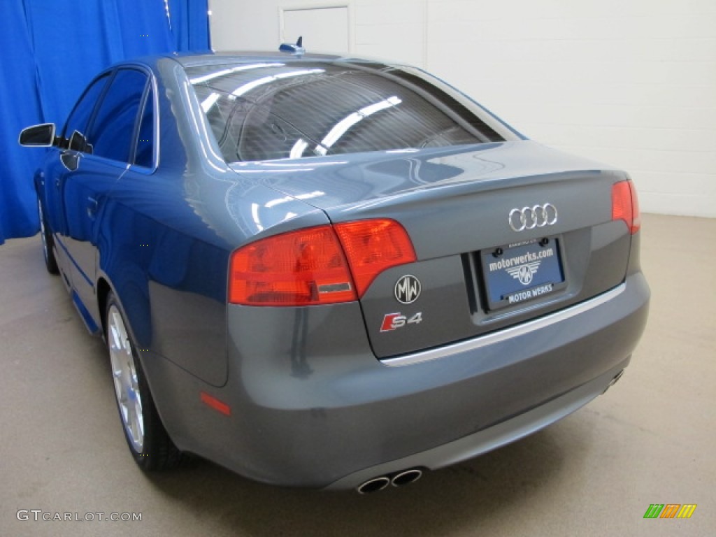 2006 S4 4.2 quattro Sedan - Dolphin Grey Metallic / Black photo #5