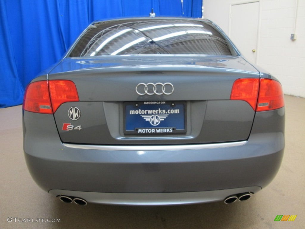 2006 S4 4.2 quattro Sedan - Dolphin Grey Metallic / Black photo #6