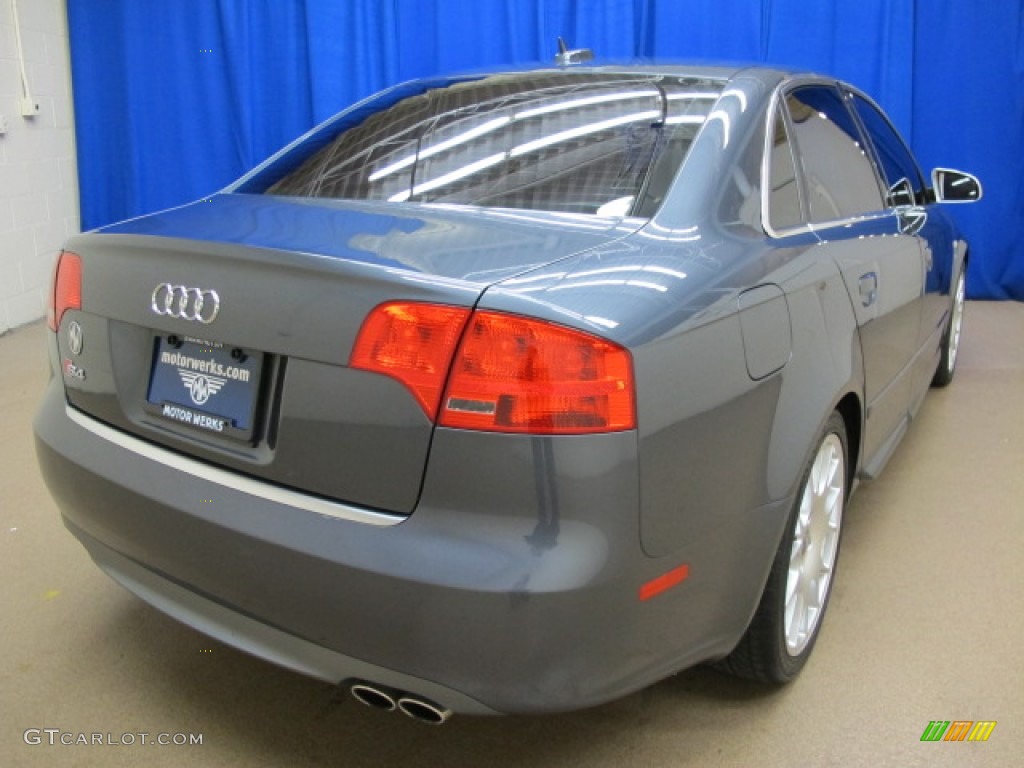 2006 S4 4.2 quattro Sedan - Dolphin Grey Metallic / Black photo #7