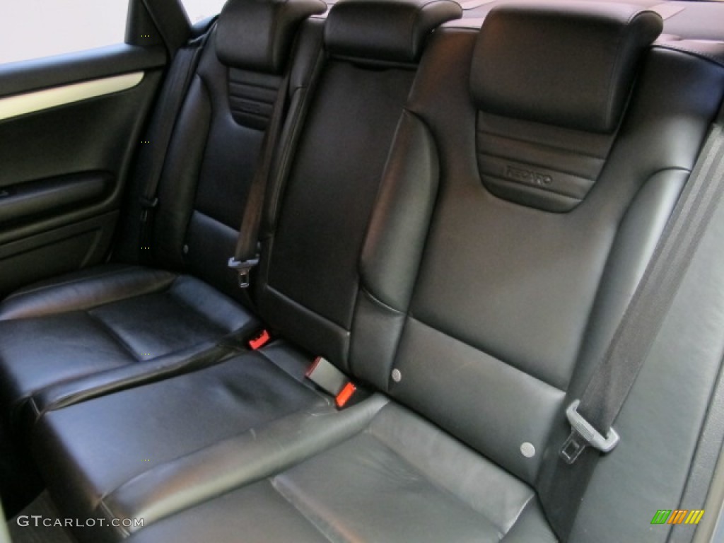 Black Interior 2006 Audi S4 4.2 quattro Sedan Photo #75242370