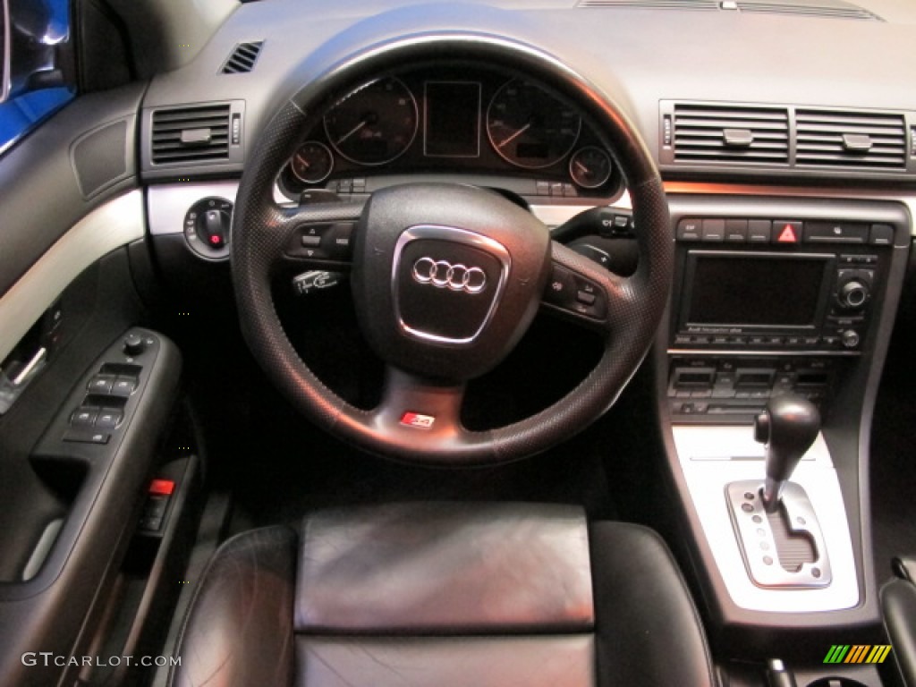2006 S4 4.2 quattro Sedan - Dolphin Grey Metallic / Black photo #22