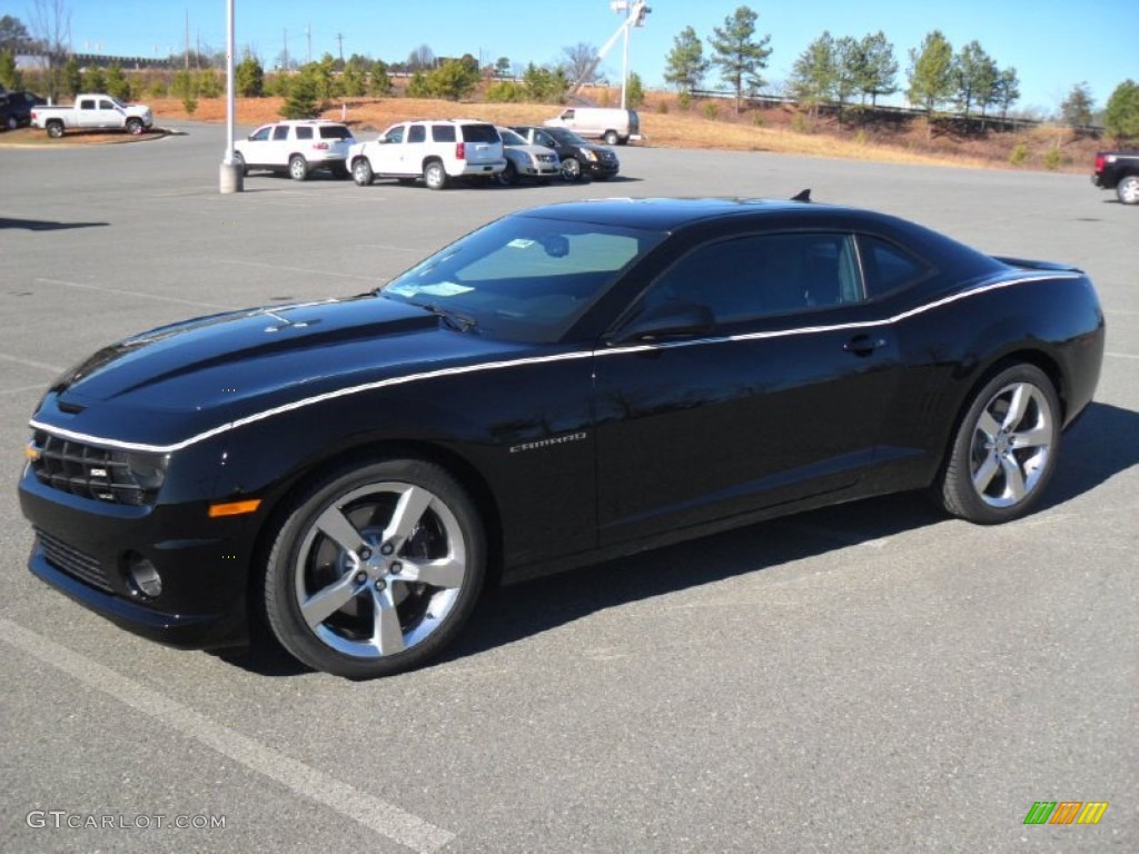 2012 Camaro SS Coupe - Black / Black photo #1