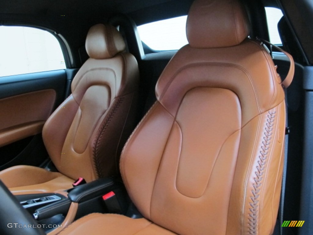 Madras Brown Interior 2008 Audi TT 3.2 quattro Roadster Photo #75242910