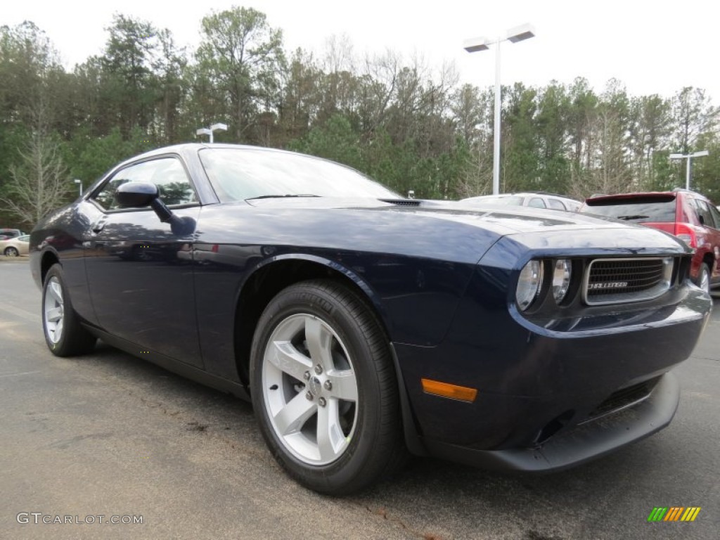 2013 Challenger SXT - Jazz Blue Pearl / Dark Slate Gray photo #4