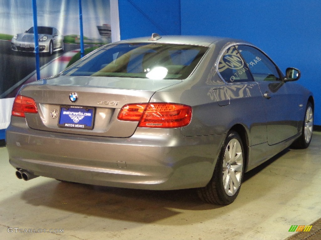 2012 3 Series 328i xDrive Coupe - Space Grey Metallic / Black photo #7