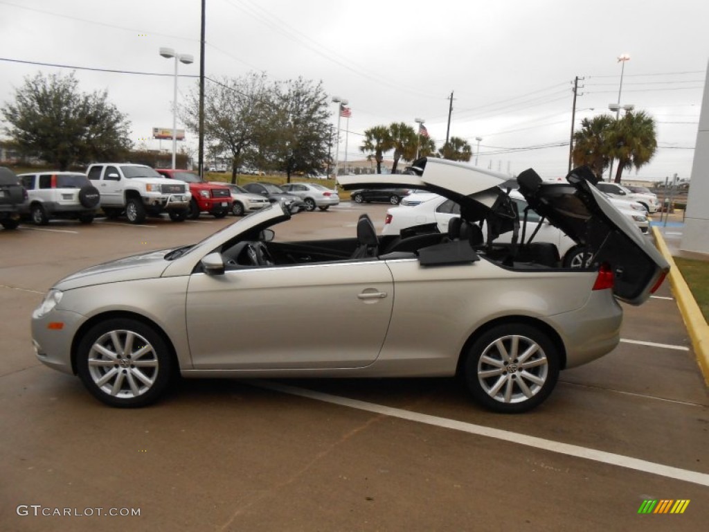 2010 Eos Komfort - Opal Silver / Titan Black photo #38
