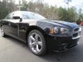 2013 Pitch Black Dodge Charger R/T  photo #4