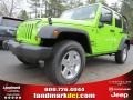 Gecko Green Pearl - Wrangler Unlimited Sport S 4x4 Photo No. 1