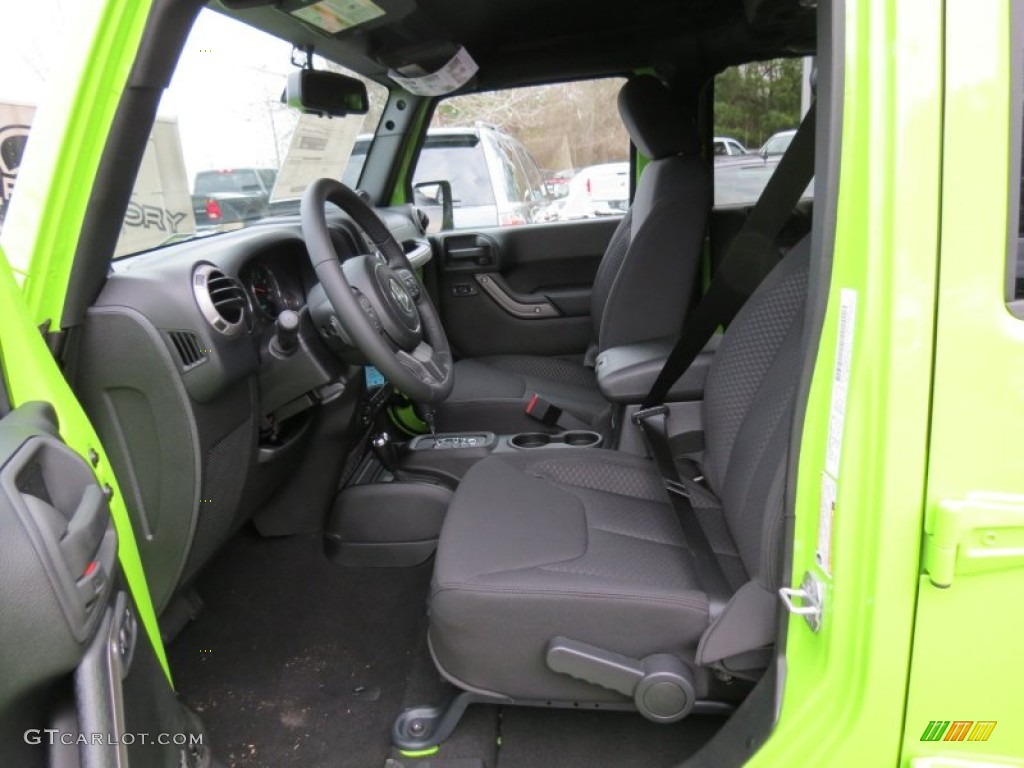 2013 Wrangler Unlimited Sport S 4x4 - Gecko Green Pearl / Black photo #7