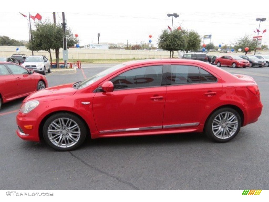 Vivid Red 2011 Suzuki Kizashi GTS Exterior Photo #75246304