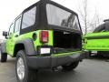 2013 Gecko Green Pearl Jeep Wrangler Unlimited Sport S 4x4  photo #10