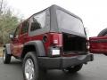 2013 Deep Cherry Red Crystal Pearl Jeep Wrangler Unlimited Sport S 4x4  photo #10