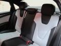 2012 Audi S4 Black/Spectral Silver Interior Rear Seat Photo