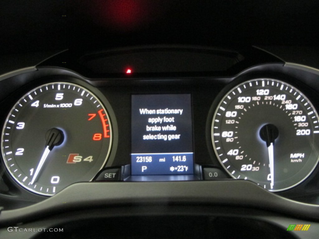 2012 Audi S4 3.0T quattro Sedan Gauges Photo #75247377