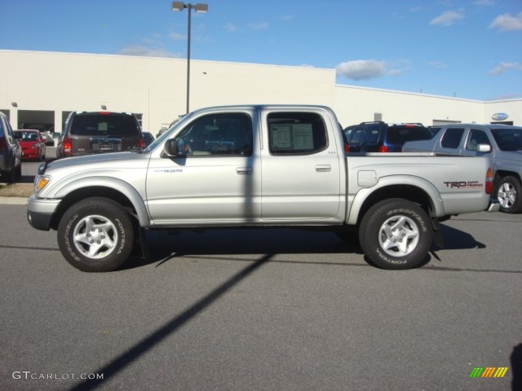 2004 Tacoma V6 TRD Double Cab 4x4 - Lunar Mist Metallic / Charcoal photo #3