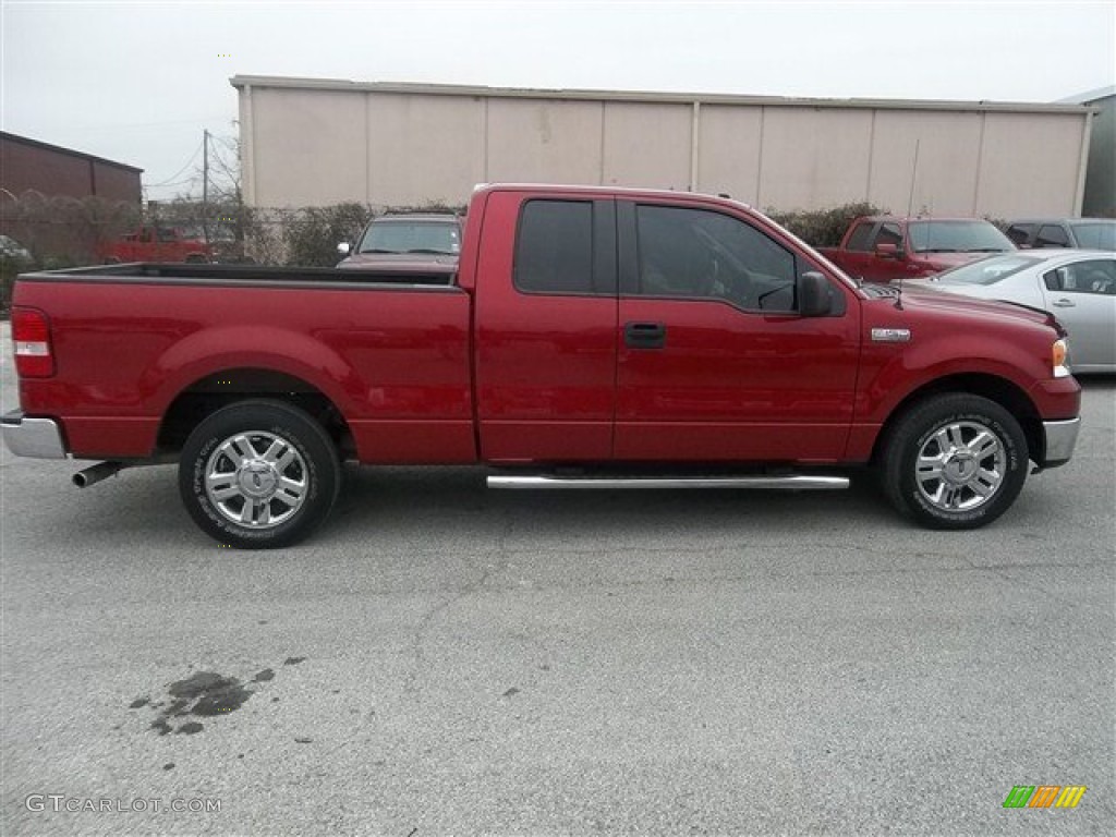 Redfire Metallic 2008 Ford F150 XLT SuperCab Exterior Photo #75249093