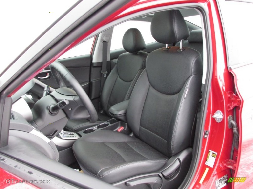 2012 Elantra Limited - Red Allure / Black photo #11