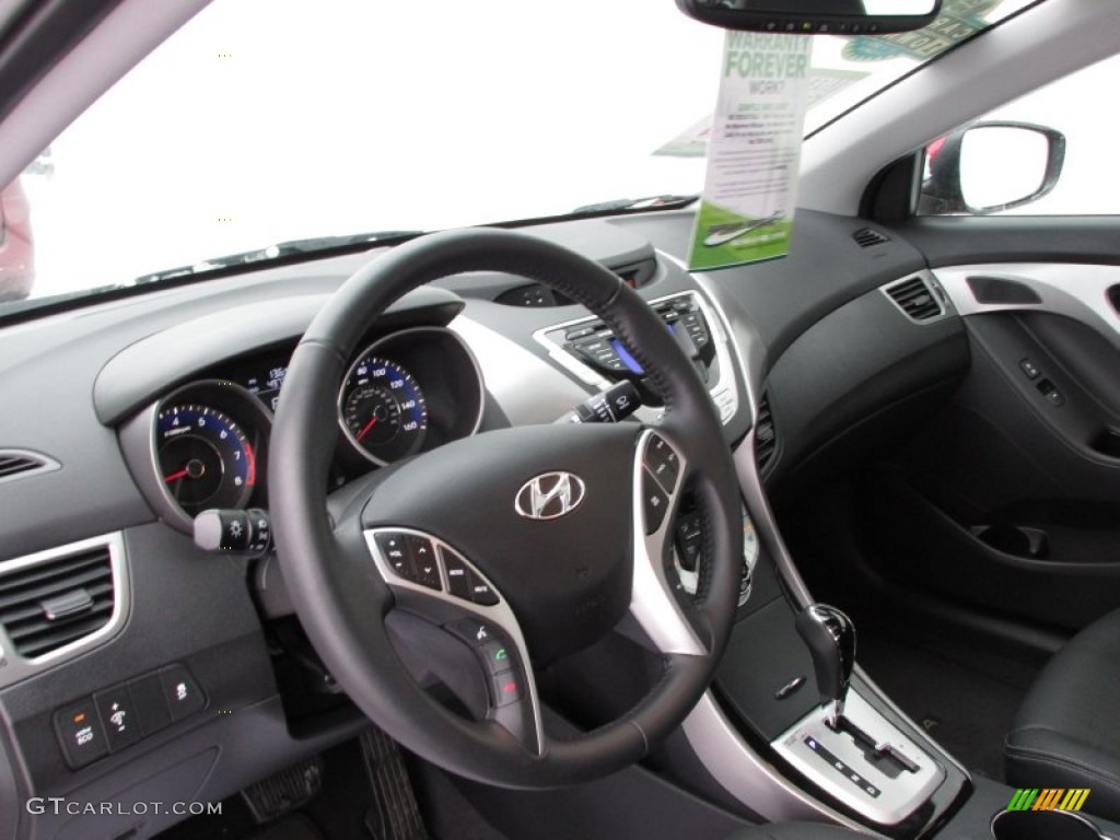 2012 Elantra Limited - Red Allure / Black photo #12