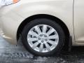 2012 Sandy Beach Metallic Toyota Sienna Limited AWD  photo #3