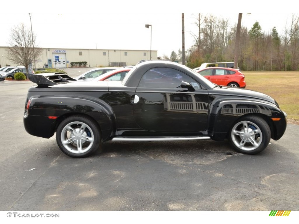 Smokin' Asphalt Black 2004 Chevrolet SSR Standard SSR Model Exterior Photo #75252836