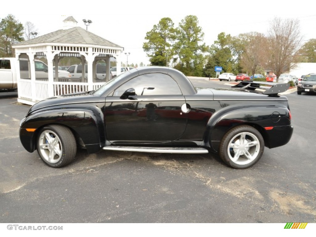 Smokin' Asphalt Black 2004 Chevrolet SSR Standard SSR Model Exterior Photo #75252930