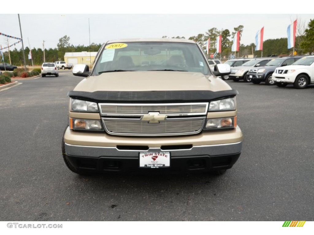 2007 Silverado 1500 Classic LS Crew Cab - Sandstone Metallic / Dark Charcoal photo #2